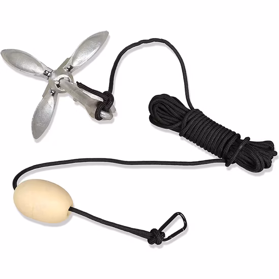 高品質の赤 20 mm コイル編組 PP ダブル ロープ ドック ライン