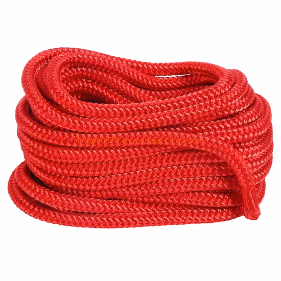 1/2 インチ二重編組ナイロン ドック ライン ボート牽引ロープ